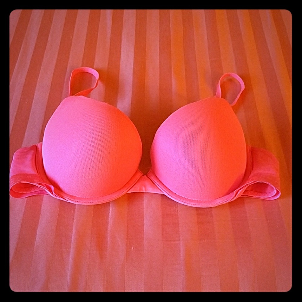 VS Hot Pink Mesh Bra